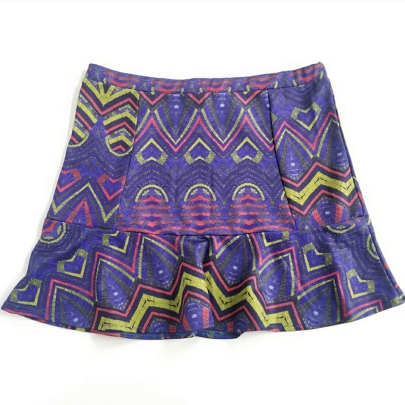 new ASOS River Island Skirt Blue Print Plus Size - Picture 6 of 6